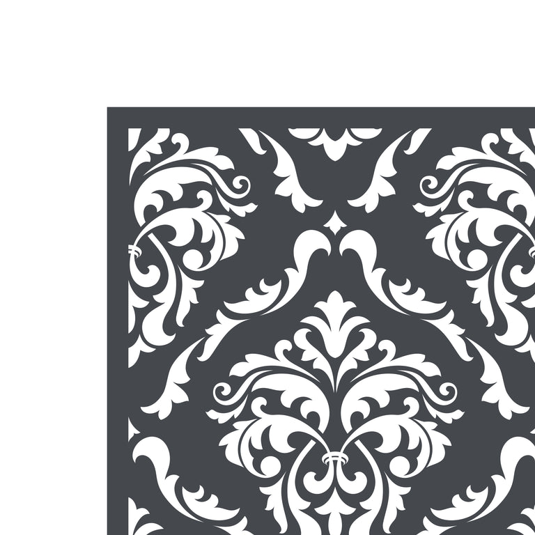 Damask Powder Coated Aluminium 1220mm x 610mm